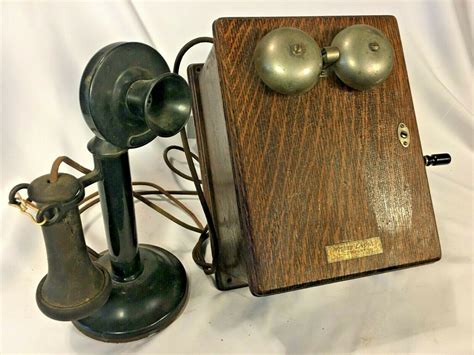 antique western electric call box|antique western electric phone parts.